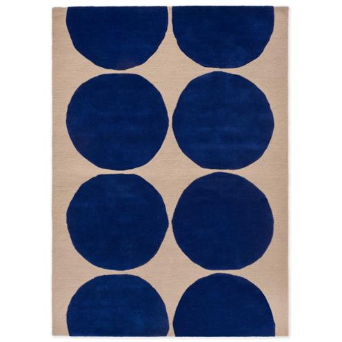 Designový vlněný koberec Marimekko Isot Kivet modrý