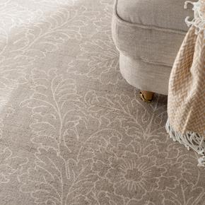 Bavlněný designový koberec Laura Ashley Silchester  dove grey 81101