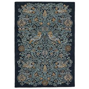 Luxusní květinový koberec Morris & Co Bird webb´s blue 128308