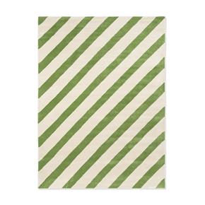 Pruhovaný vlněný koberec Harlequin Paper Straw peridot 144317