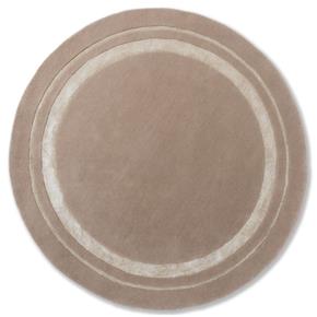 Jednobarevný kruhový koberec Laura Ashley Redbrook  hazelnut 81801