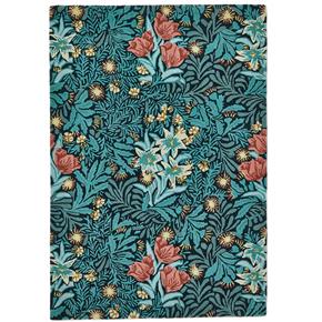 Luxusní květinový koberec Morris & Co Bower indigo 128208