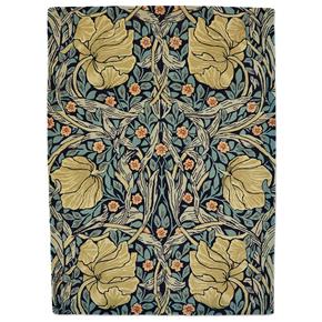 Luxusní květinový koberec Morris & Co Pimpernel indigo 028818