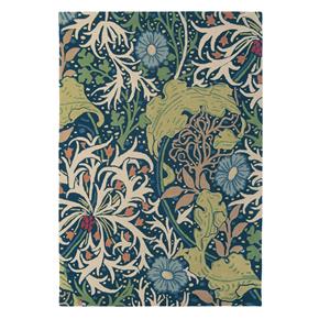 Luxusní květinový koberec Morris & Co Seaweed ink 028008