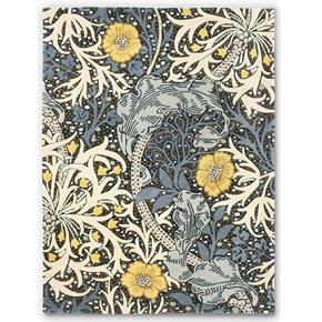 Luxusní květinový koberec Morris & Co Seaweed teal 127008