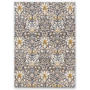 Luxusní květinový koberec Morris & Co Snakeshead indigo 127208