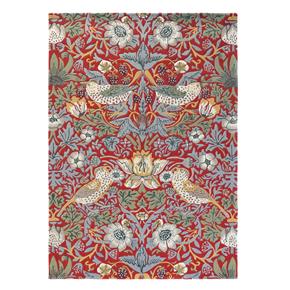 Luxusní květinový koberec Morris & Co Strawberry Thief crimson 027700