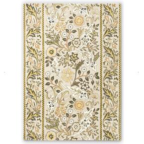 Luxusní květinový koberec Morris & Co Wilhemina linen mustard 127401