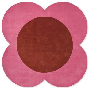 Moderní kusový koberec Orla Kiely Flower Spot pink/red 158400