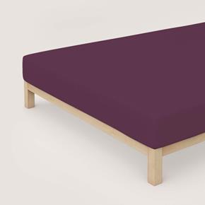 Prostěradlo SCHLAFGUT® Pure elasthan purpurové 542