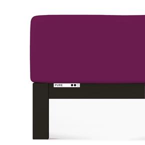 Prostěradlo SCHLAFGUT® Pure elasthan purpurové 542