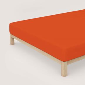 Prostěradlo SCHLAFGUT® Pure elasthan BOXSPRING oranžové 269