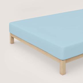 Prostěradlo SCHLAFGUT® Pure elasthan BOXSPRING světle modré 536