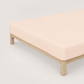 Prostěradlo SCHLAFGUT® Pure elasthan BOXSPRING světle oranžové 230